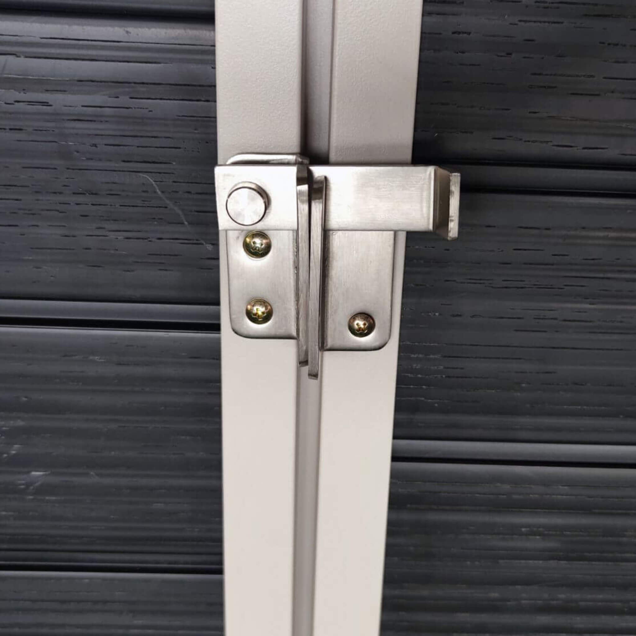 [06X08FT] Alora Outdoor Resin Patio Garden Shed With Floor, 2 Windows, And Lockable Doors (SAK54953)