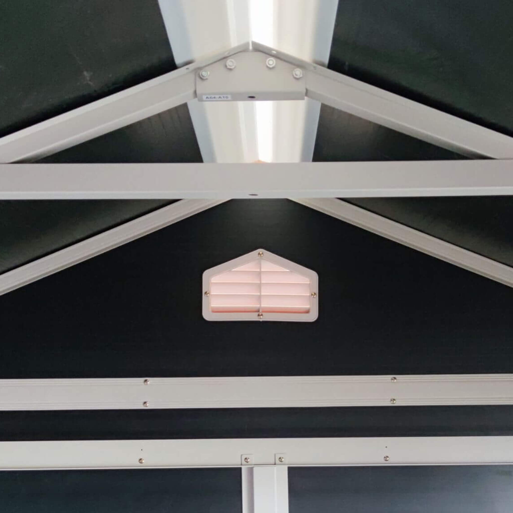 [06X08FT] Alora Outdoor Resin Patio Garden Shed With Floor, 2 Windows, And Lockable Doors (SAK54953)