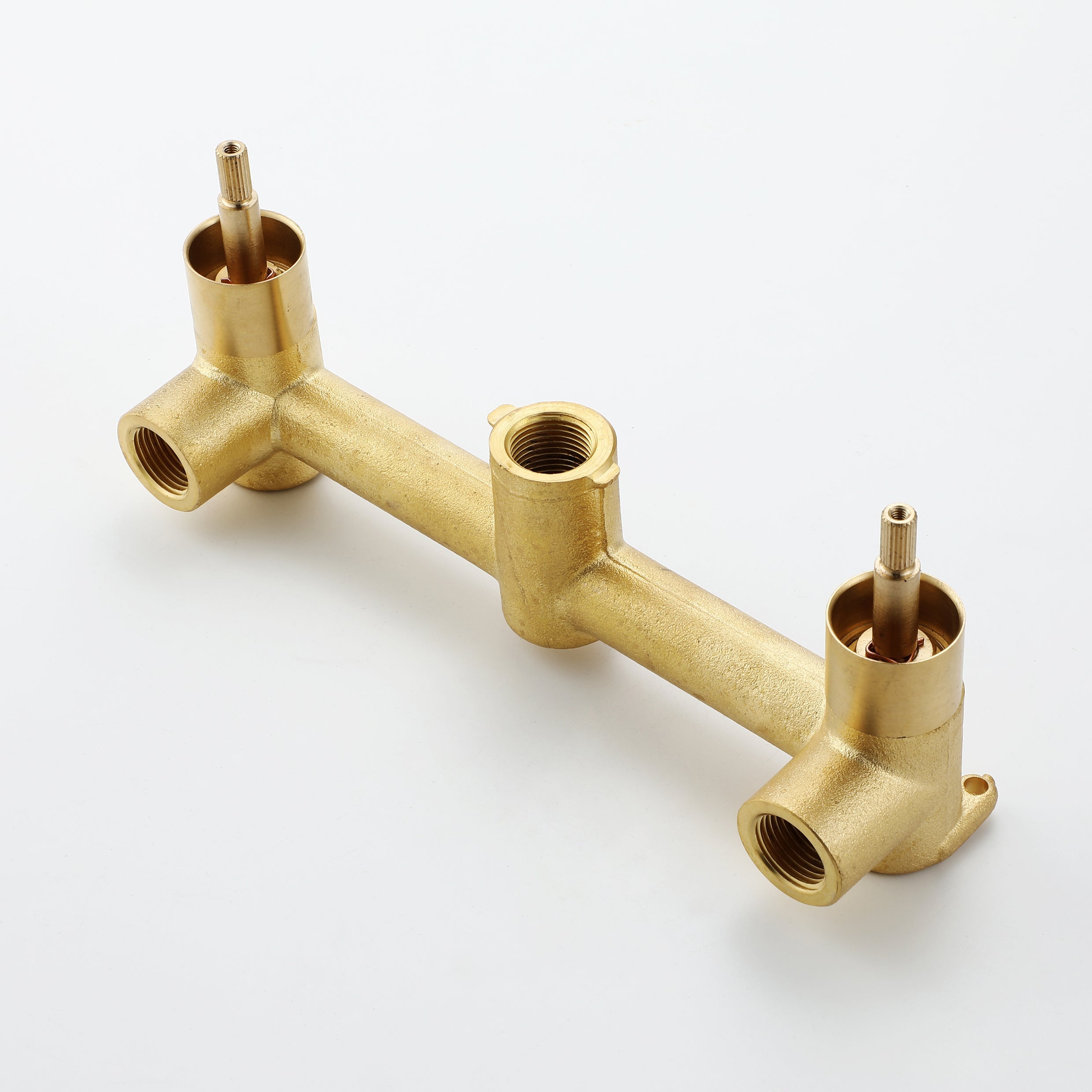 Brushed Nickel Wall Mount Waterfall Bathroom Sink Faucet with Overflow Brass Pop-Up Drain