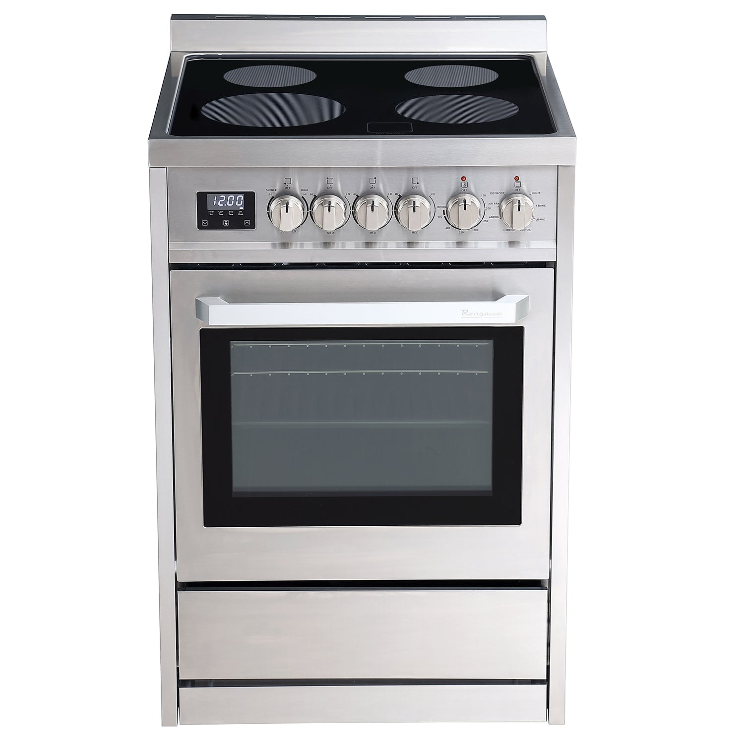 Rangaire 24" Electric Range AirFry Convection Oven Freestanding Stainless Steel RRE241TS