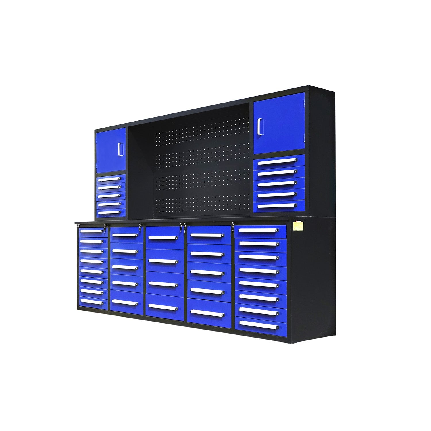 10ft Workbench Cabinet(40 Drawers, 2 Cabinets & 1 Pegboard)