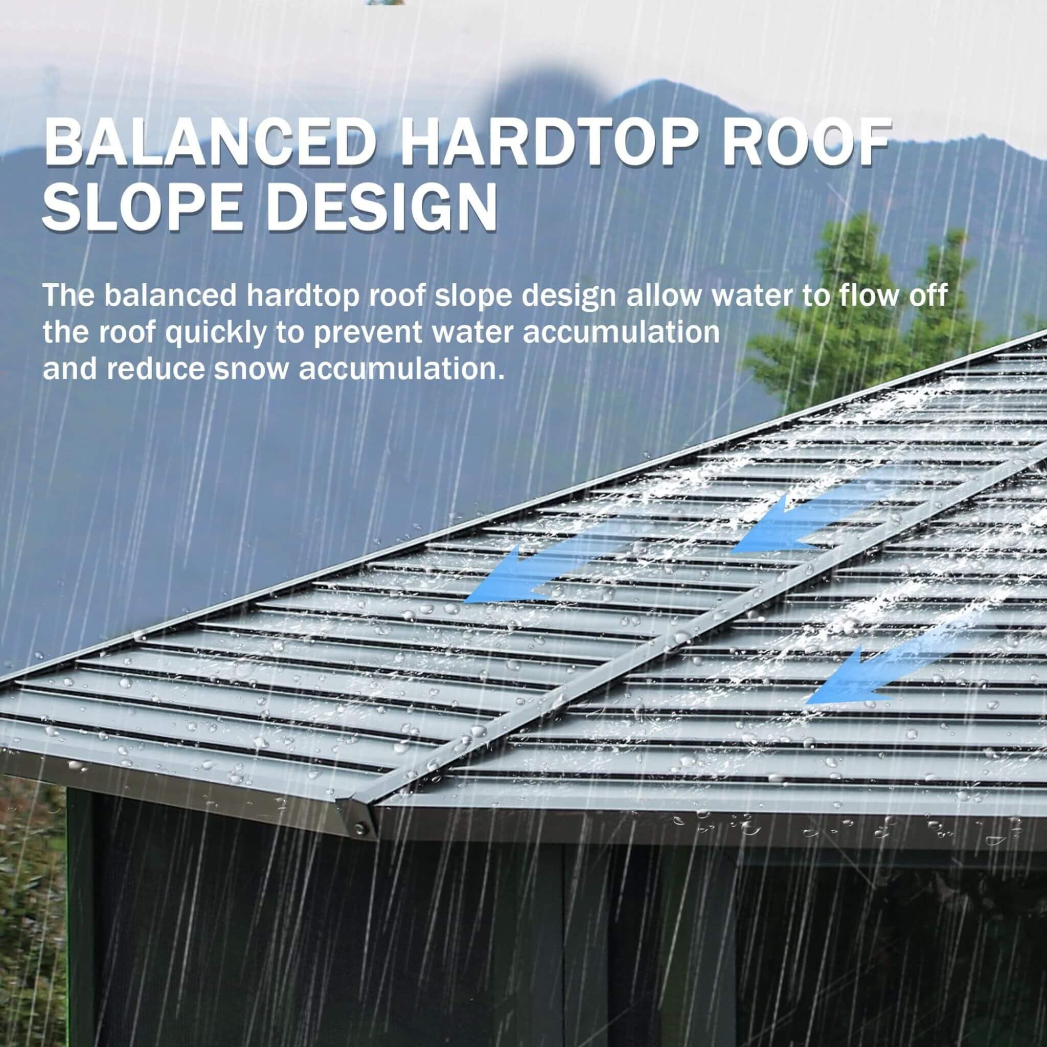 [12X12FT] Alora Large Octagonal Sunroom Solarium With Lockable Sliding Doors And Galvanized Steel Sloping Roof (SAK47843)