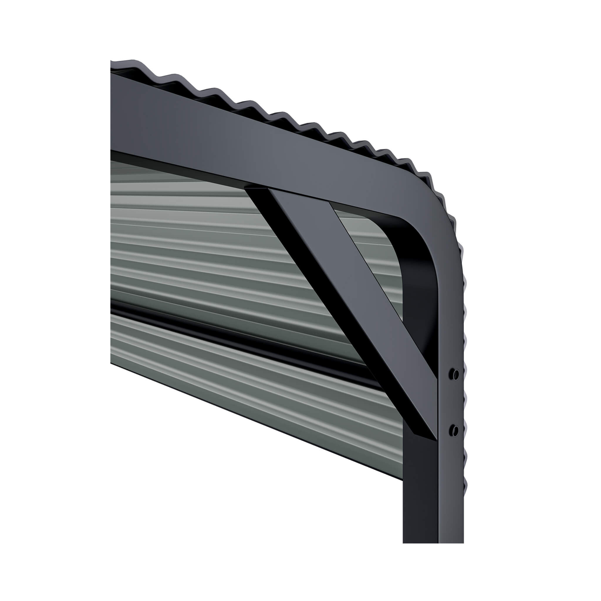 [12X20FT] Alora Heavy-Duty All-Weather Metal Carport With Reinforced Support Base (SAK97381)