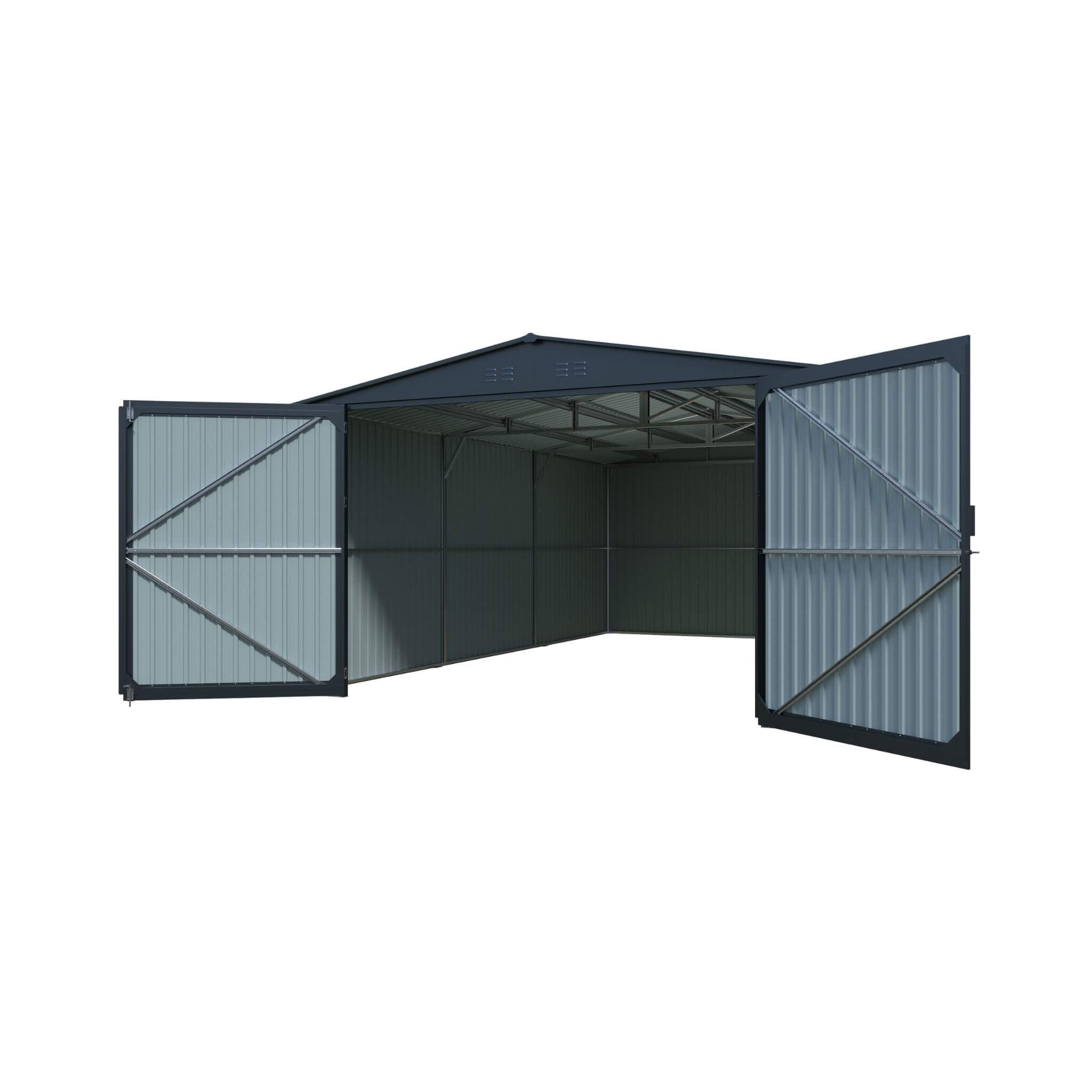 [13X20FT] Alora Extra-Large Premium Weather-Resistant Outdoor Multi-Purpose Utility Storage Shed (SAK84920)