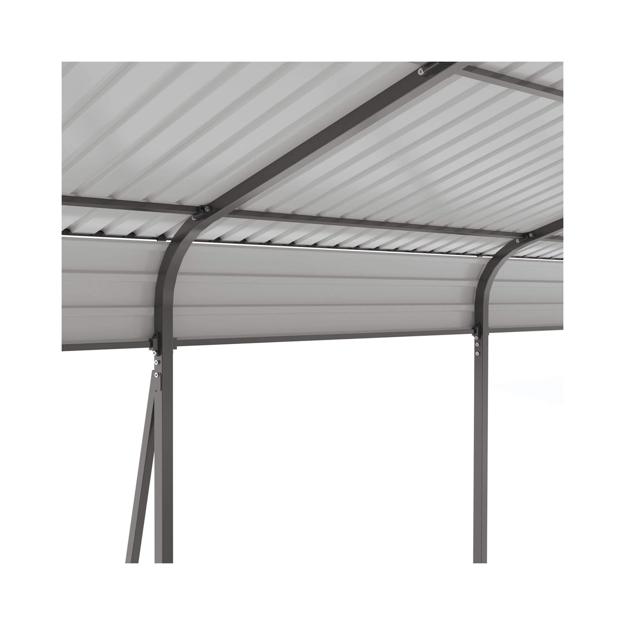 [13X26FT] Alora Heavy-Duty Weather-Resistant Outdoor Carport With Protective Film (SAK82451)