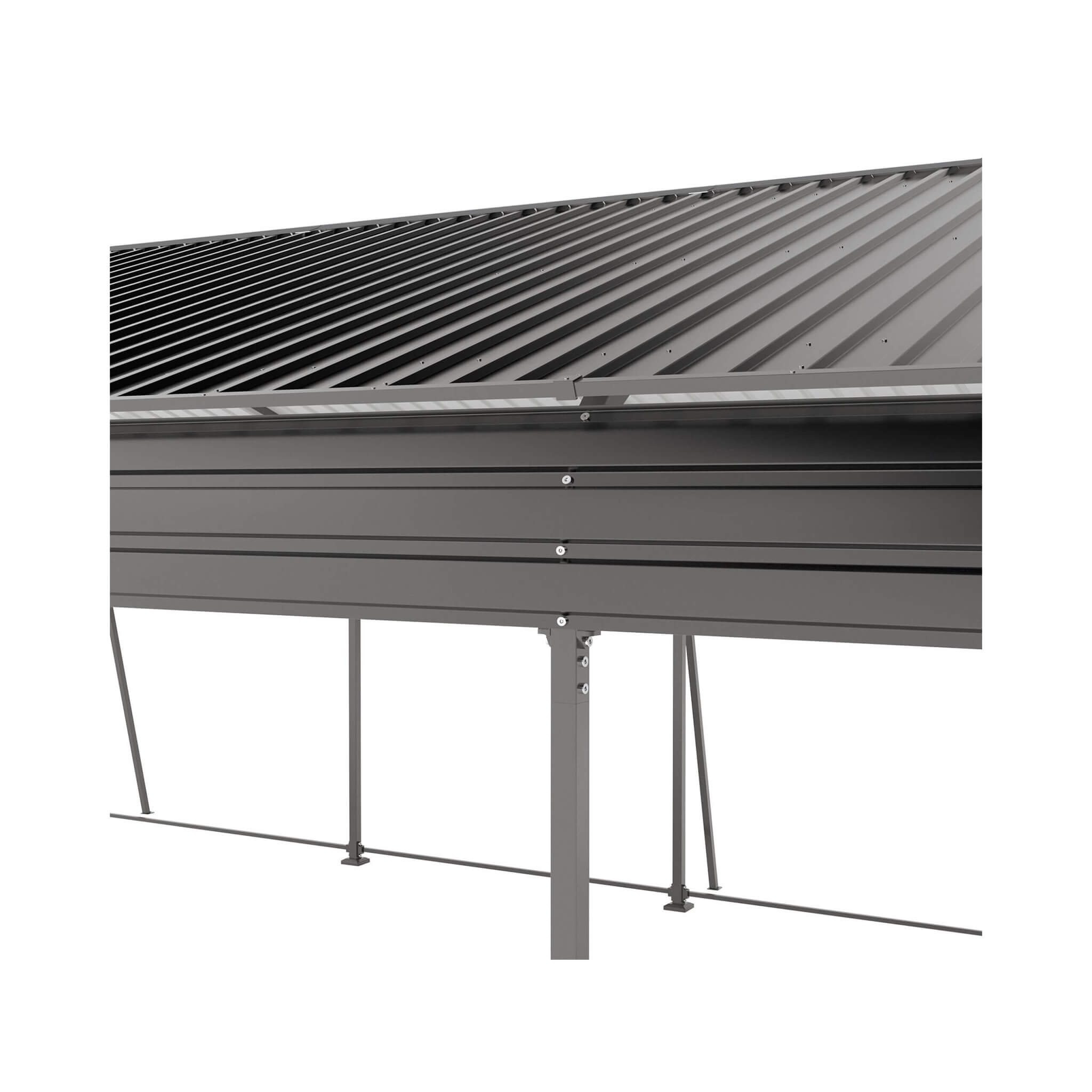 [13X26FT] Alora Heavy-Duty Weather-Resistant Outdoor Carport With Protective Film (SAK82451)