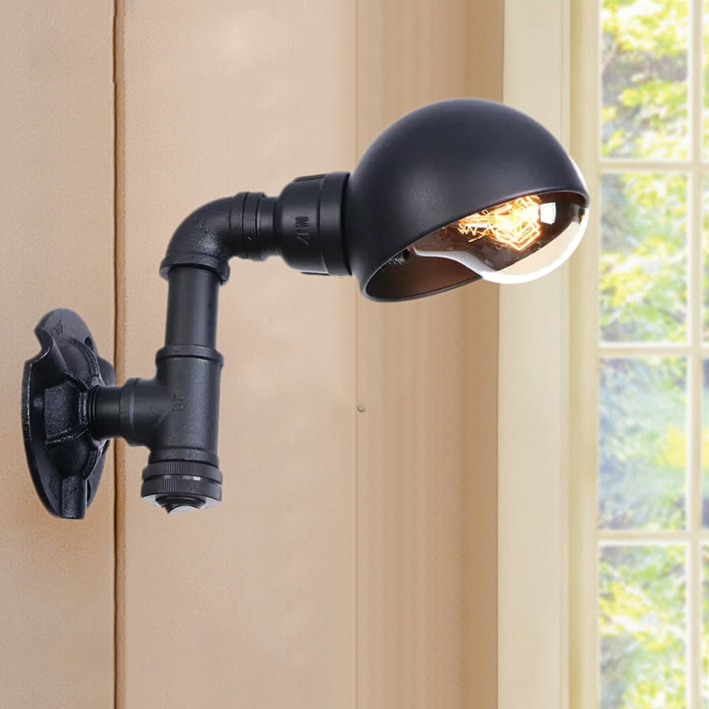 Aria Industrial Chic Sconce: Vintage Charm with Modern Versatility