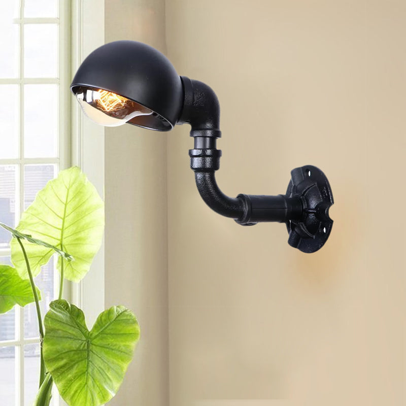 Aria Industrial Chic Sconce: Vintage Charm with Modern Versatility
