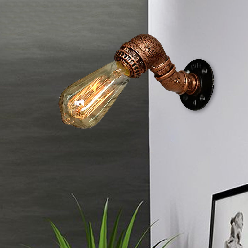 William's Industrial Wall Sconce - Rustic Charm for Any Space