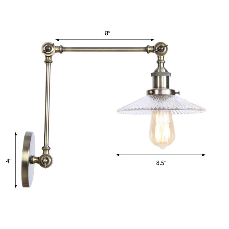 Clara's Prismatic Sconce - Vintage Charm with Modern Appeal