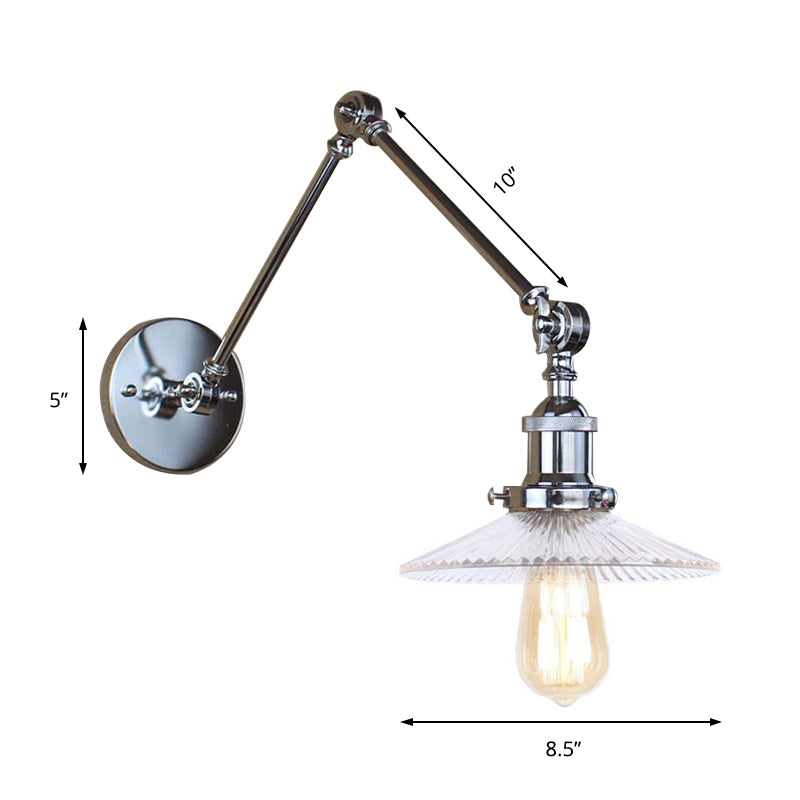 Clara's Prismatic Sconce - Vintage Charm with Modern Appeal