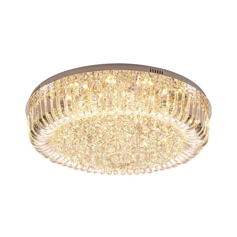 Layla Modern Gold LED Crystal Chandelier