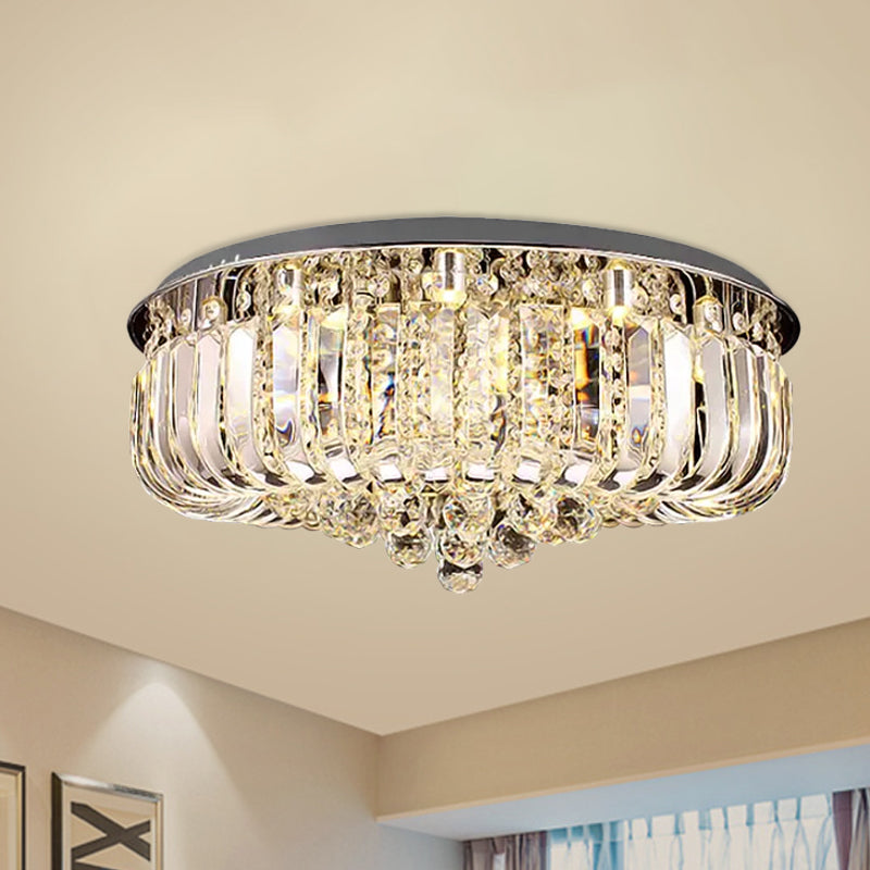 Layla Modern Gold LED Crystal Chandelier