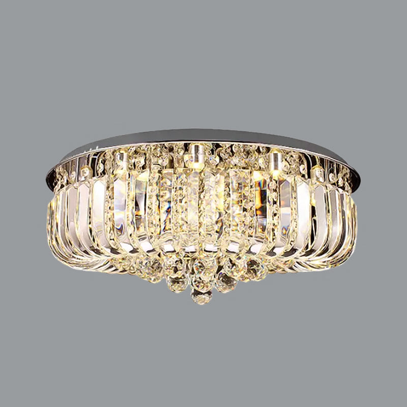 Layla Modern Gold LED Crystal Chandelier