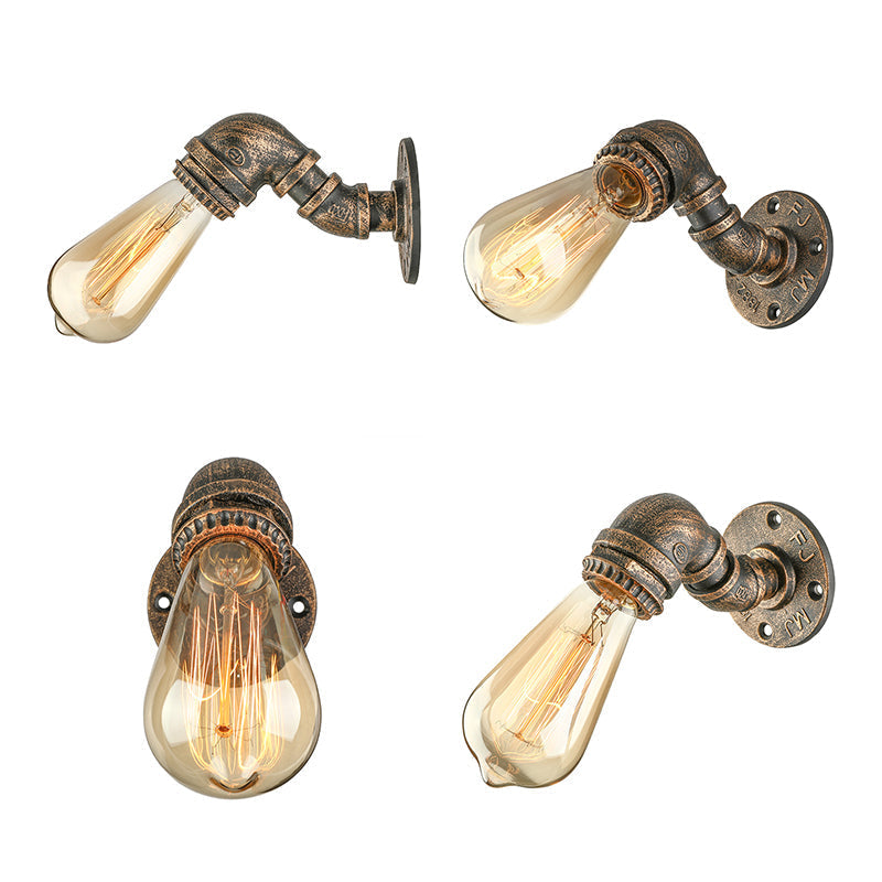 William's Industrial Wall Sconce - Rustic Charm for Any Space
