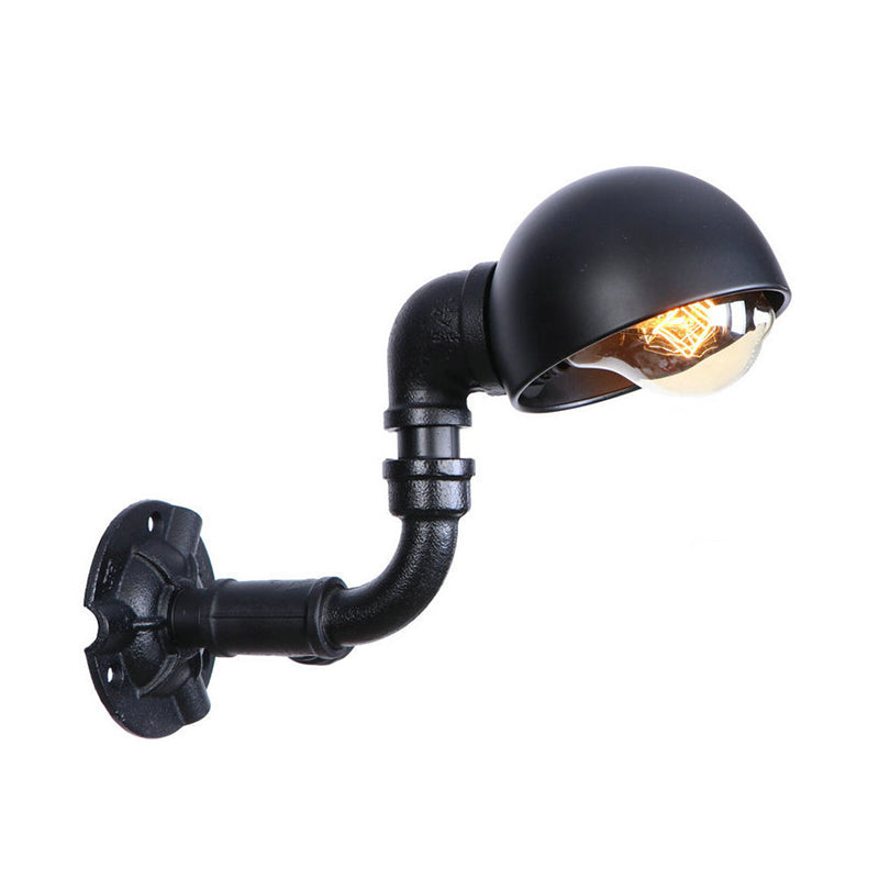 Aria Industrial Chic Sconce: Vintage Charm with Modern Versatility