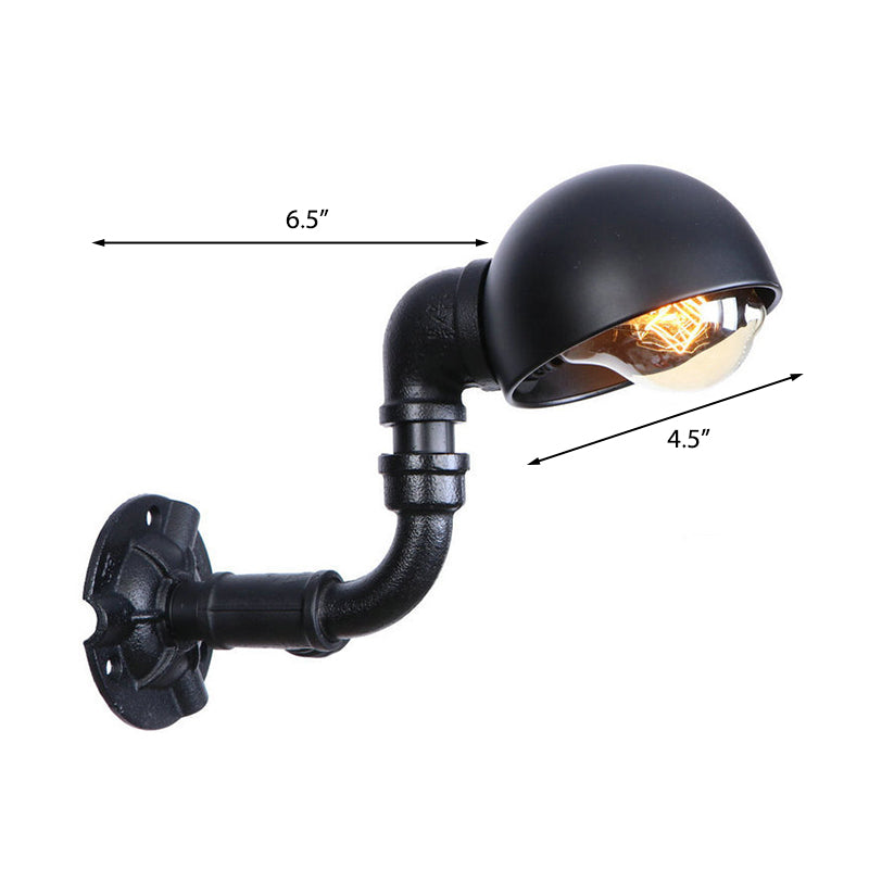 Aria Industrial Chic Sconce: Vintage Charm with Modern Versatility