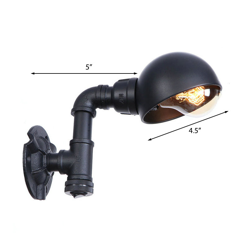 Aria Industrial Chic Sconce: Vintage Charm with Modern Versatility