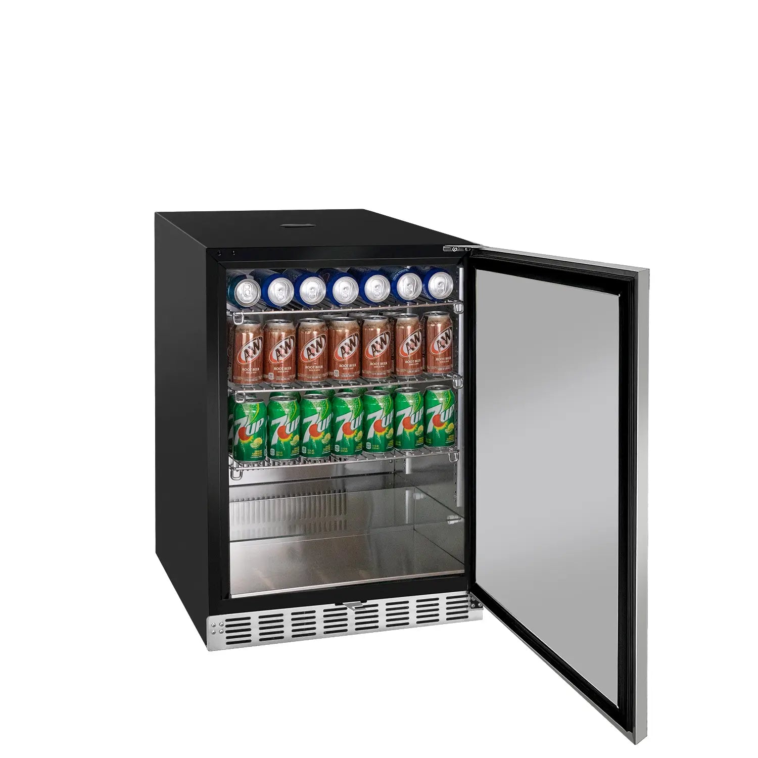 Kegco 24" Wide Dual Tap Stainless Steel Right Hinge Built-in ADA Kegerator with Kit