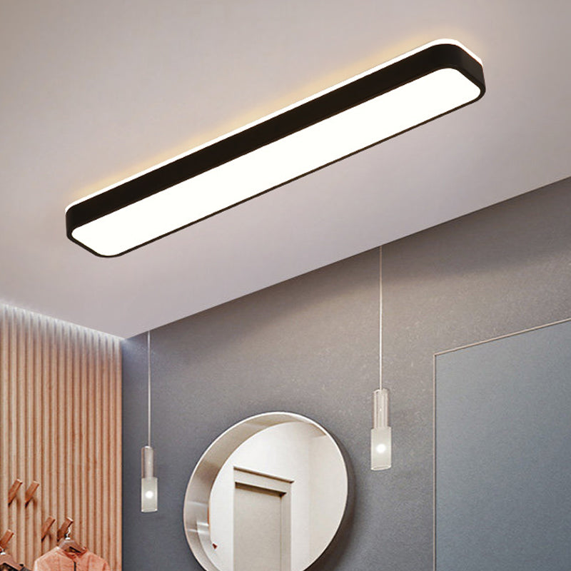 Embrace Serenity with the Luna Flush Mount: Modern Lighting, Warm Comfort