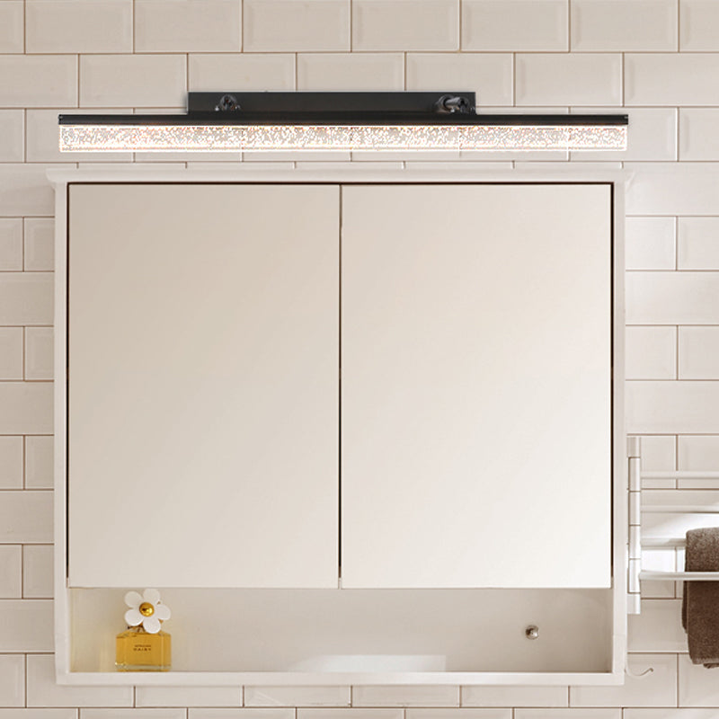 Kate  Opulent Glow: Modern Black LED Vanity Light
