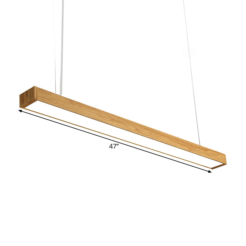 Axel's Modern Linear Pendant Lamp: Sleek Aluminum Design in Multiple Sizes