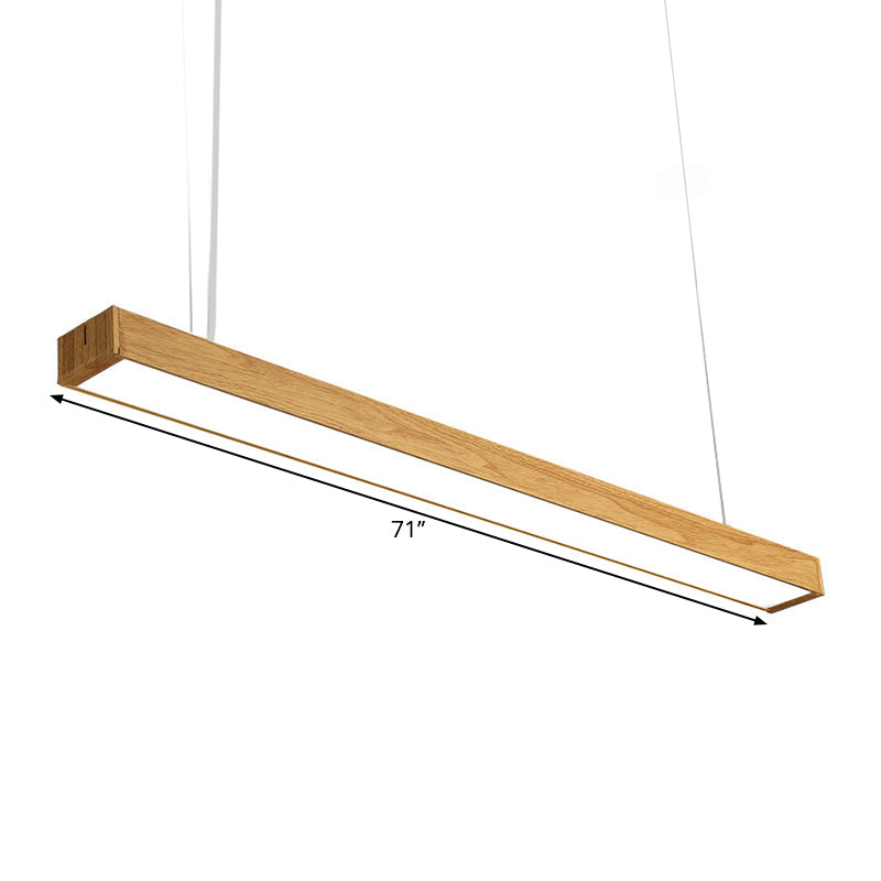 Axel's Modern Linear Pendant Lamp: Sleek Aluminum Design in Multiple Sizes