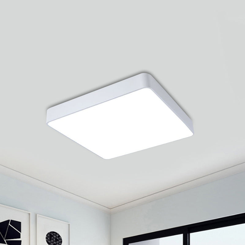 Cheerful Square Light for Kids' Rooms: LED Flush Mount Fixture
