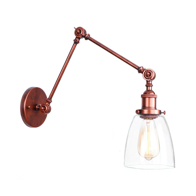 Embrace Industrial Flair and Focused Illumination: The Adjustable Swing Arm Wall Light