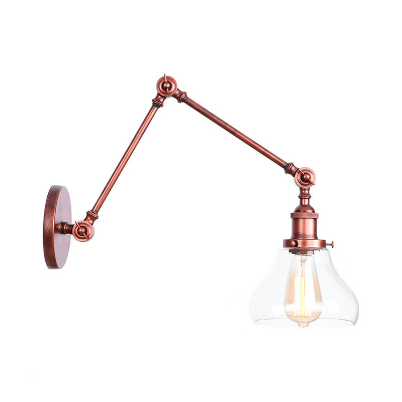 Embrace Industrial Flair and Focused Illumination: The Adjustable Swing Arm Wall Light