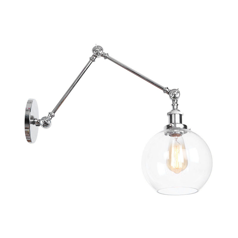 Embrace Industrial Flair and Focused Illumination: The Adjustable Swing Arm Wall Light