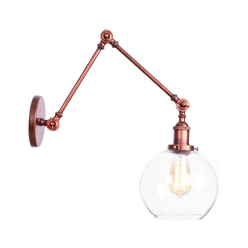 Embrace Industrial Flair and Focused Illumination: The Adjustable Swing Arm Wall Light