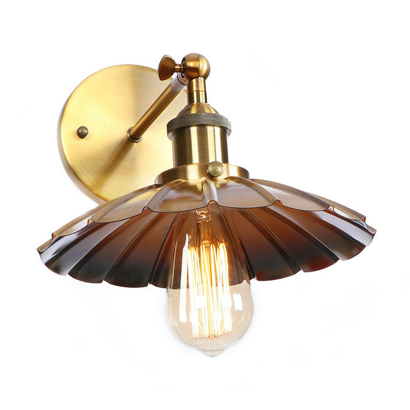 Embrace Industrial Versatility: The Adjustable Wall Sconce with Selectable Shade