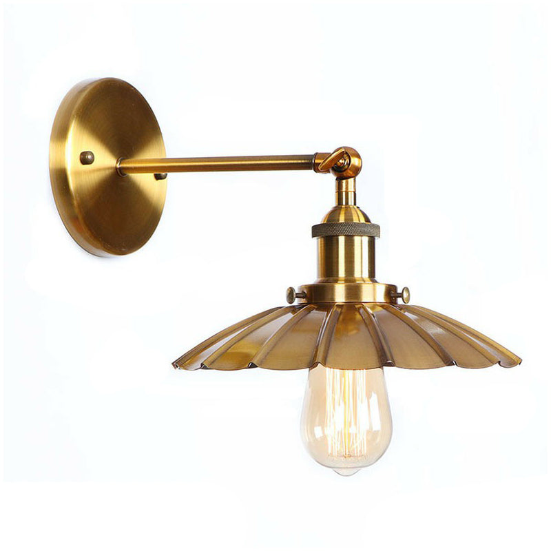 Embrace Industrial Versatility: The Adjustable Wall Sconce with Selectable Shade