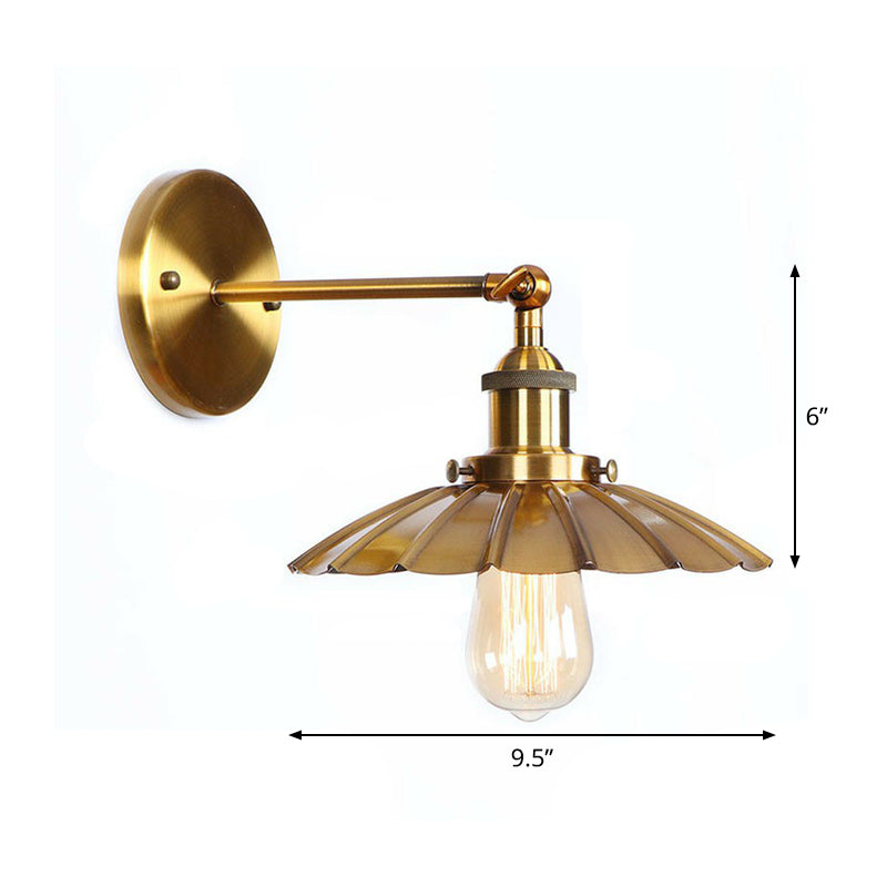 Embrace Industrial Versatility: The Adjustable Wall Sconce with Selectable Shade