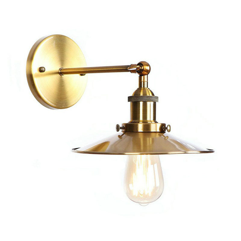 Embrace Industrial Versatility: The Adjustable Wall Sconce with Selectable Shade