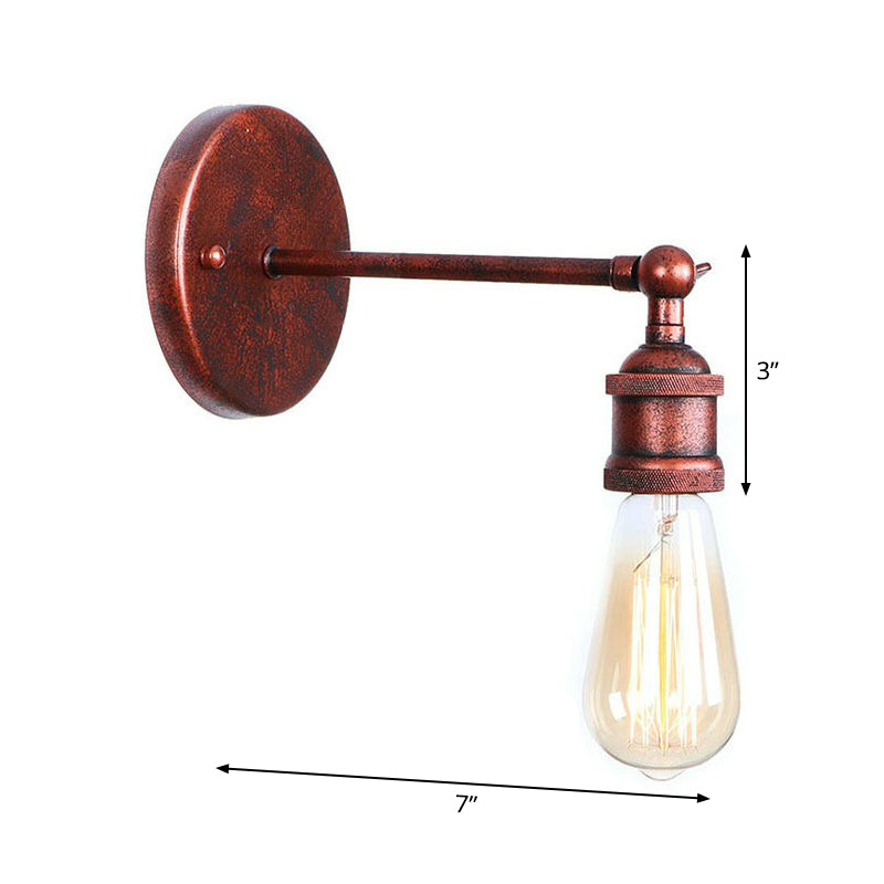 Illuminate Your Space with Rustic Charm: The Adjustable Farmhouse Wall Lamp