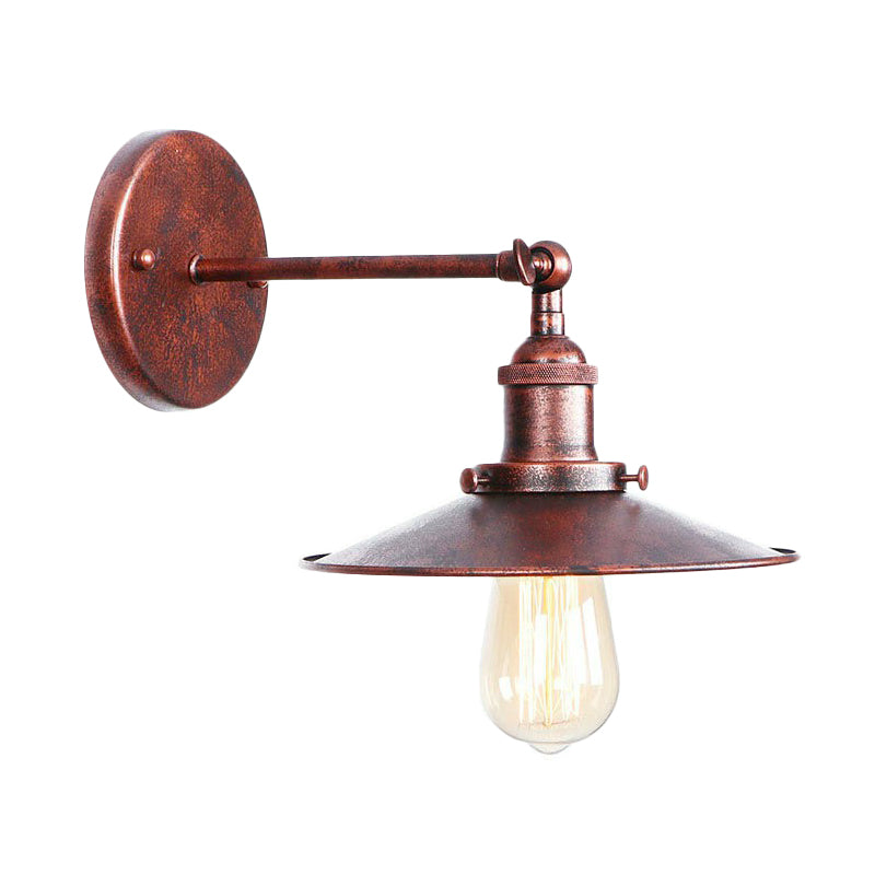 Illuminate Your Space with Rustic Charm: The Adjustable Farmhouse Wall Lamp