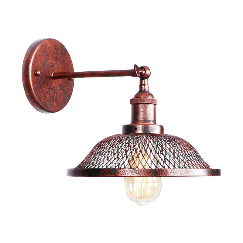 Illuminate Your Space with Rustic Charm: The Adjustable Farmhouse Wall Lamp