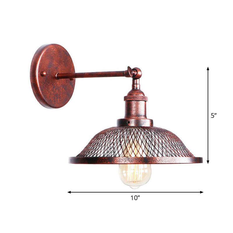 Illuminate Your Space with Rustic Charm: The Adjustable Farmhouse Wall Lamp
