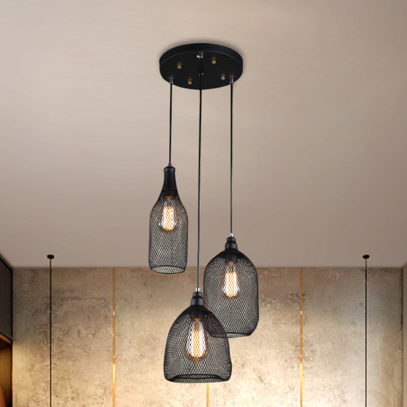 Sofia Industrial Chandelier: A Striking Centerpiece for Your Dining Room