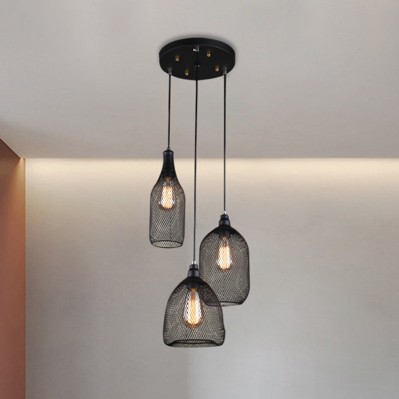 Sofia Industrial Chandelier: A Striking Centerpiece for Your Dining Room