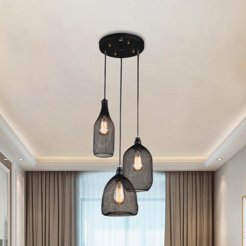 Sofia Industrial Chandelier: A Striking Centerpiece for Your Dining Room