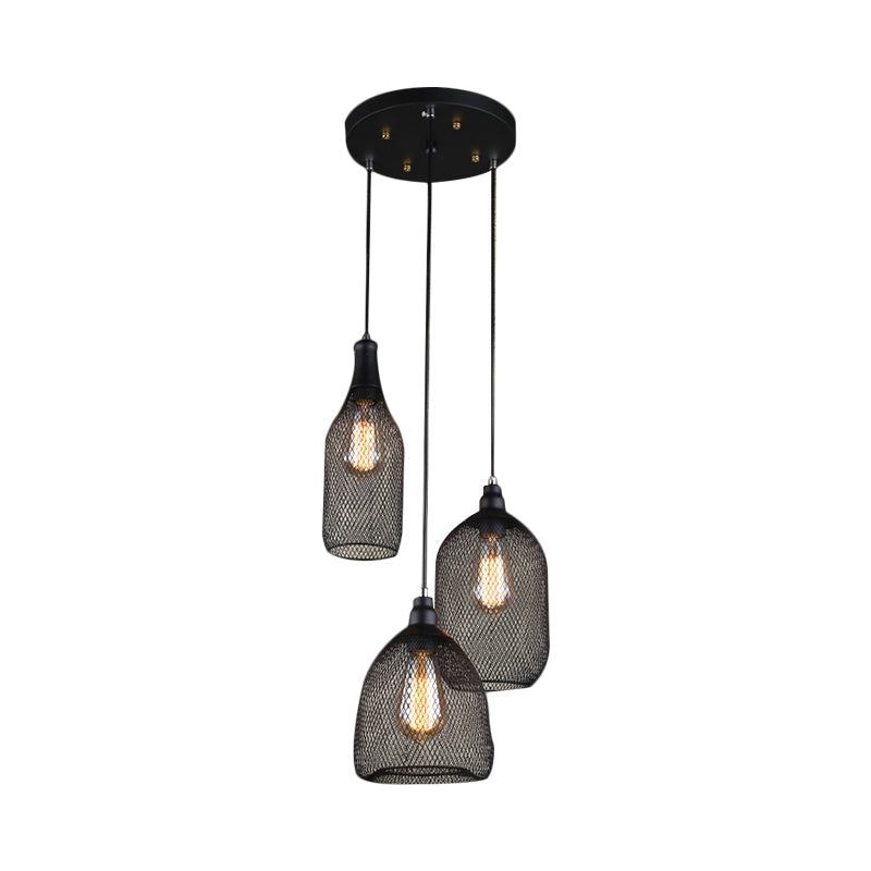 Sofia Industrial Chandelier: A Striking Centerpiece for Your Dining Room
