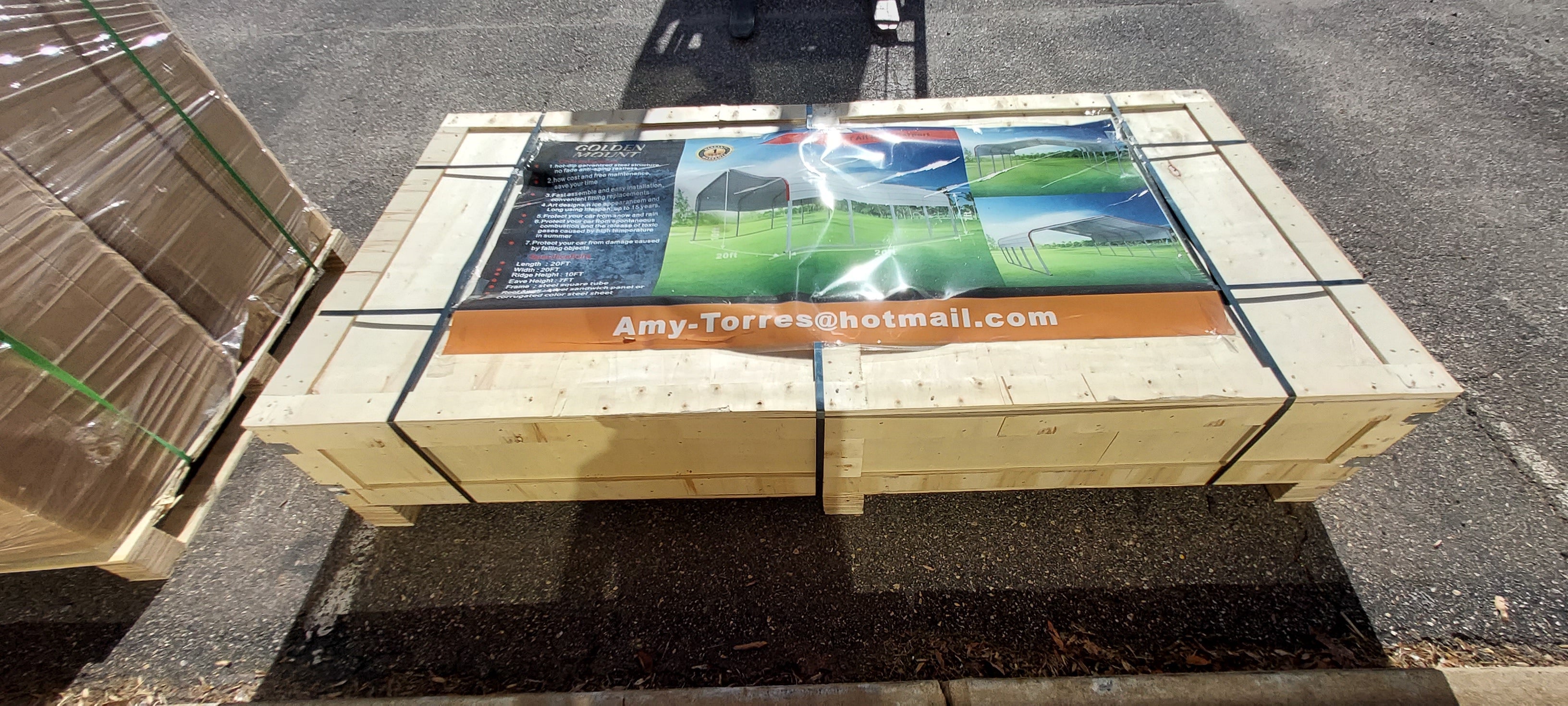 Classic Steel Carport 20'W x 20'L