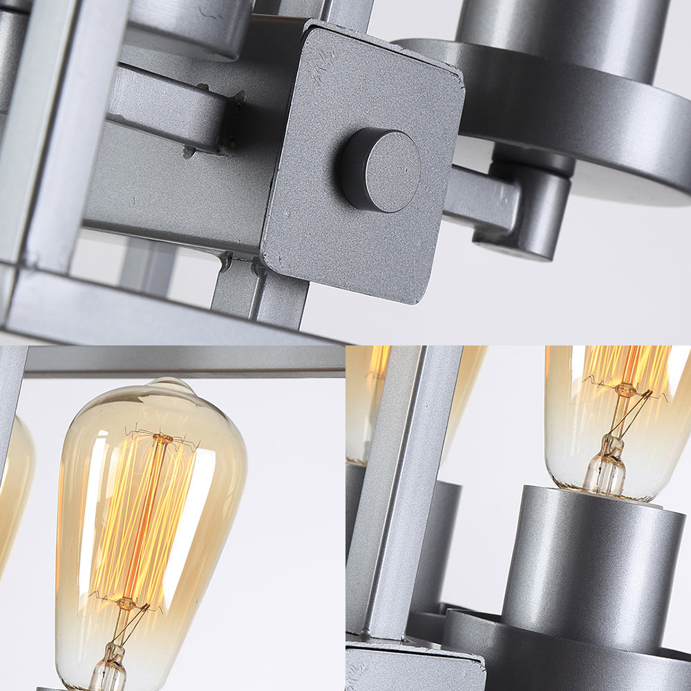 Aubrie Square Ceiling Light - Industrial Style for Modern Living