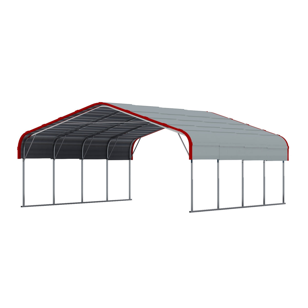 20x20 ft Outdoor Metal Carport