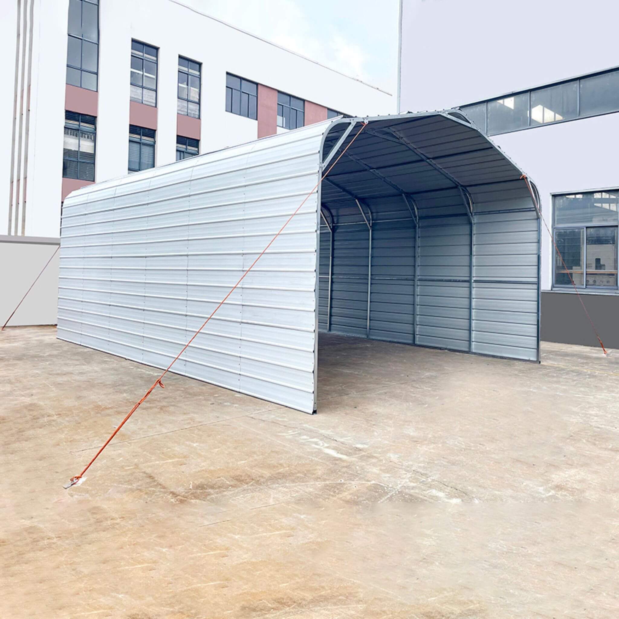 [20X30FT] Heavy-Duty Outdoor Galvanized Steel Carport (SAK21596)