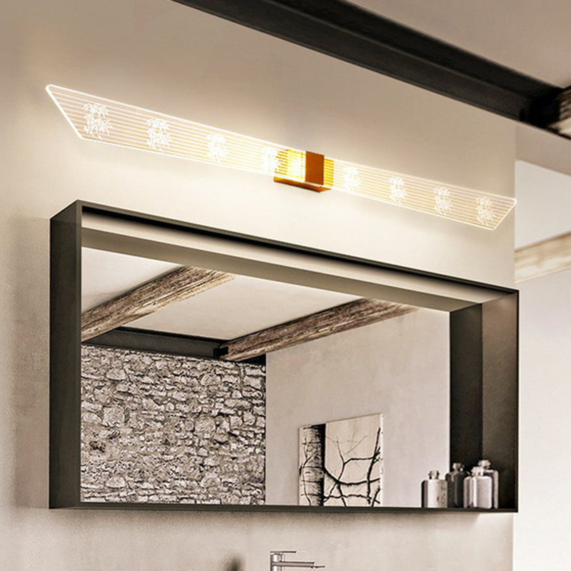 Sienna Modern Gold LED Vanity Sconce