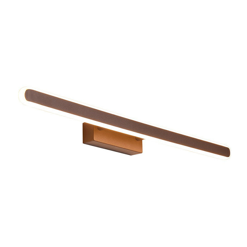 Isla Coffee Vanity Light - Modern LED Sconce for Bathrooms